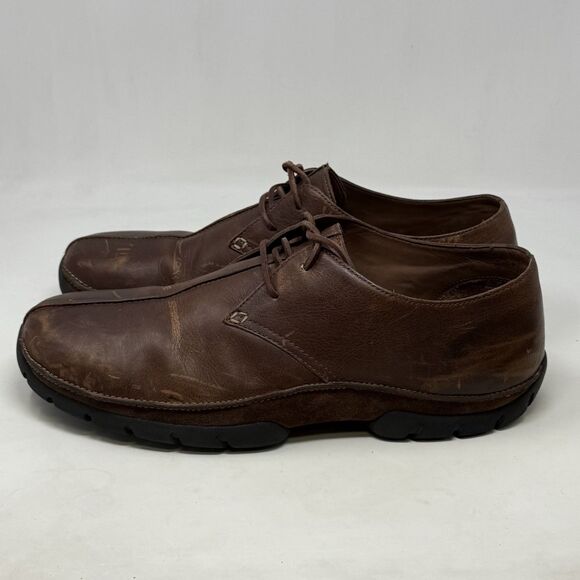 Polo Ralph Lauren Split Toe Derby Shoes Mens 15 D Brown Leather Suede Casual main image 14